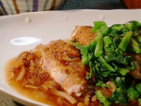 絶品 ヘルシー豆腐の豚肉巻きなめこおろしあんかけ レシピ 作り方 By まさむね55 楽天レシピ 絶品 ヘルシー豆腐の豚肉巻きなめこおろしあんかけ レシピ 作り方 By まさむね55 楽天レシピ